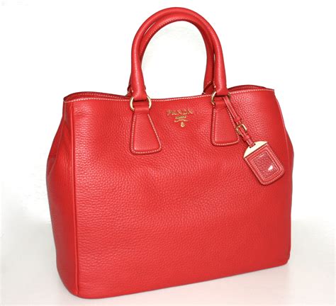 prada tasche rot samt|Prada leather handbags.